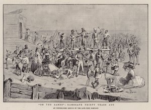 Am Strand, Ramsgate vor dreißig Jahren von Frederick Barnard